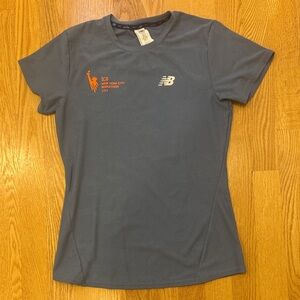 New Balance Steel blue NYC Marathon Tee